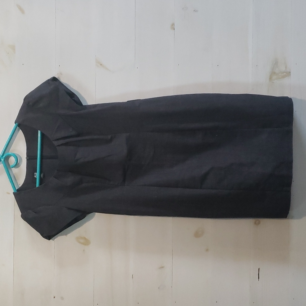 Charcoal grey work dress